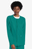 Unisex Snap-Front Crew Neck Scrub Jacket | CK393A.